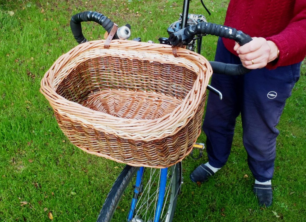 The bicycle basket.