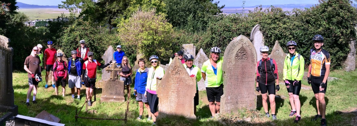 Estuary Wide riders visit graveyard.